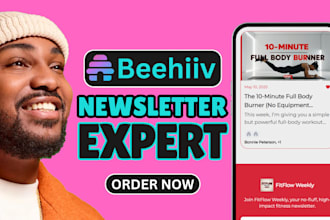 setup beehiiv newsletter beehive landing page design beehiiv ai newsletter