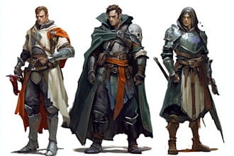 do fantasy dnd art, monster character, scifi, sheet