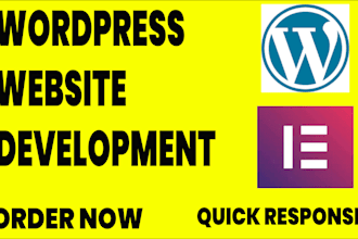 do website development, web design, and redesign with wordpress