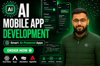 build full stack ai mobile app development react native expo
