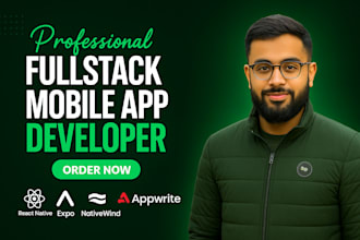 build full stack mobile app development react native expo