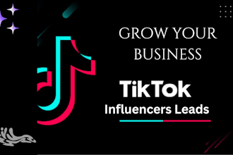 find influencer valid leads for tiktok and youtube