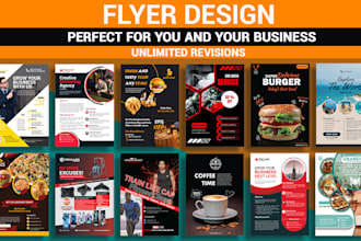 design high quality creative corporate and real estate flyer