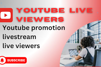 promote your youtube channel to have live viewers on you tube livestream