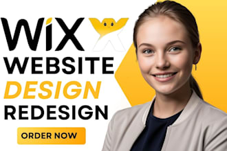 design or rebuild a responsive and SEO optimized wix website or ecommerce store