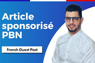 write and publish french guest post on my high da blogs