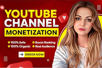 do channel promotion for complete youtube channel monetization