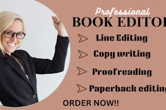 convert format ebook cover KDP paperback children book proofread line editing