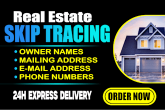do bulk skip tracing for real estate and llc skip tracing