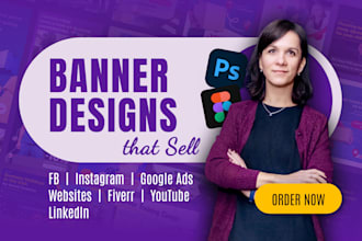 design custom social media or google ads or website banners and ad creatives