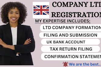 set up UK ltd company, do wise bank account registration for UK non UK resident