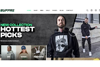 design streetwear shopify store streetwear website clothing store fashion y2k