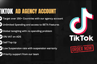 setup tiktok ads agency account and tiktok agency ads manager