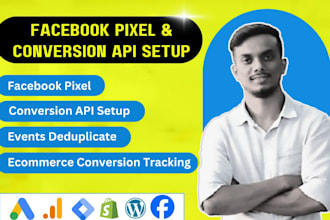 setup facebook pixel conversion API and server side tracking