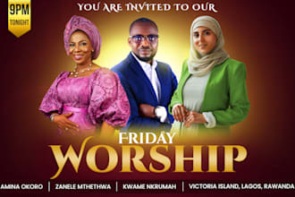 design an eye catching church flyer, event flyer or poster in photoshop