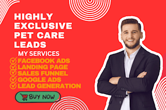 generate pet care leads dog grooming landing page  dog training via google ads