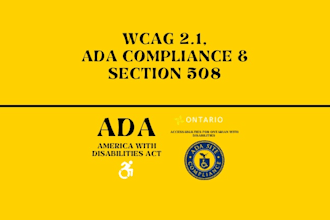 do web accessibility, section 508, wcag, ada compliance
