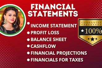 prepare bank reconciliation and financial statements