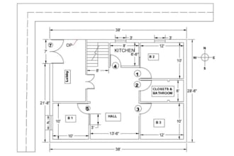 redraw floor plan, 3d floor plan, 2d floor plan, ouse plan in autocad