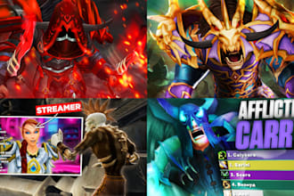create 3d world of warcraft thumbnails