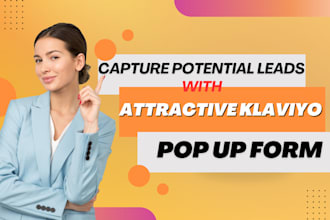 capture shopify sales leads with high converting klaviyo popup form design