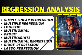 perform linear, multiple, and logistic regression analysis using r, python