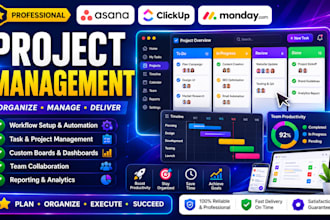 be your asana clickup and monday project management expert