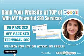 rank your website with onpage SEO off page and technical fixes