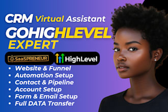 gohighlevel automation expert go high level website ghl VA a2p funnel workflow