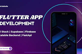 develop a high performance flutter app with scalable backend