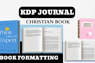 edit, format amazon christian book kdp journal, prayer book for KDP publishing