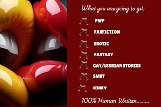 write nsfw fanfiction romance story erotic anime smut story futa kinky fandom