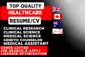 do genetic counselor resume, medical science liason, cra, crs, forensic tech CV