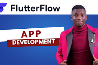 develop a flutterflow app with custom features