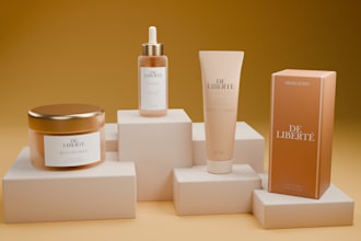 create high resolution 3d product mockups for your items
