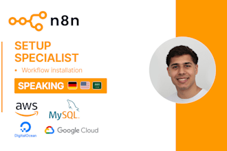 install and setup your own n8n workflow automation server