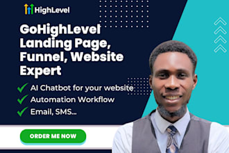 do gohighlevel landing page, ghl landing page, funnel, ghl sales funnel expert