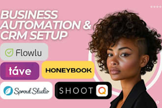 automate tave ins sprout studio flowlu and honeybook CRM shootq pixieset website