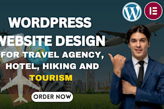 wordpress travel agency website tour booking website elementor website design