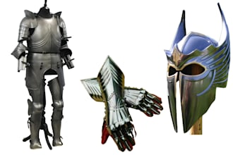 3d cosplay model 3d knight armour pepakura model 3d helmet 3d weapon mask model
