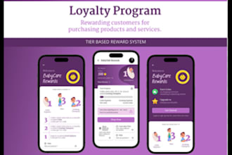 build a reward base app, referral app, discount app, CRM loyalty app