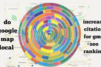do 350 google map local increase citation for gmb seo ranking