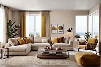 design 3d rendering interior spaces decoration , home decor and space planning