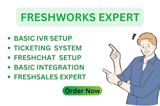 utilize freshdesk freshsales crm freshchat ai agent freshcaller IVR zendesk crm