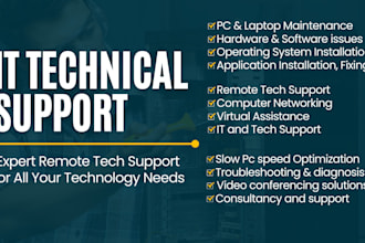 provide expert IT technical support