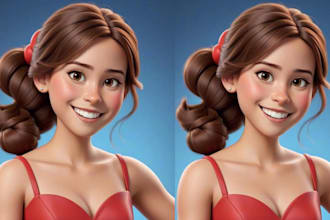 do 3d cartoon character design 3d animation 3d game character for ue4 ue5 game