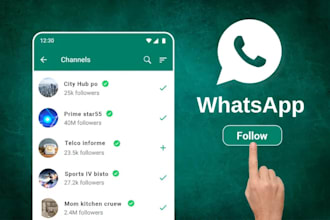 promote the whatsapp group to gain followers,  sms campaign business