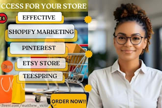 do etsy and shopify store promotion, pinterest marketing boost etsy sales