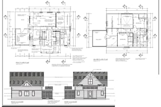 draw floor plan foundation plan site plan beam elevation in autocad
