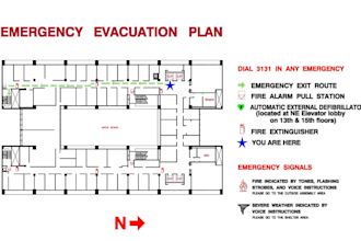 do fire safety plan, emergency evacuation plan and exist